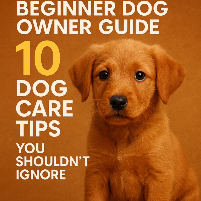 Beginner Dog Owner Guide: 10 Dog Care Tips You Shouldn’t Ignore