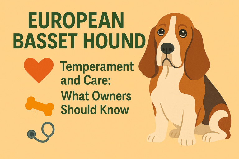 European Basset Hound Temperament and Care: What Owners Should Know