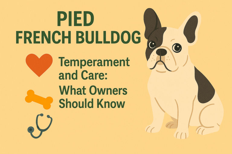 Pied French Bulldog Temperament and Care: What Owners Should Know