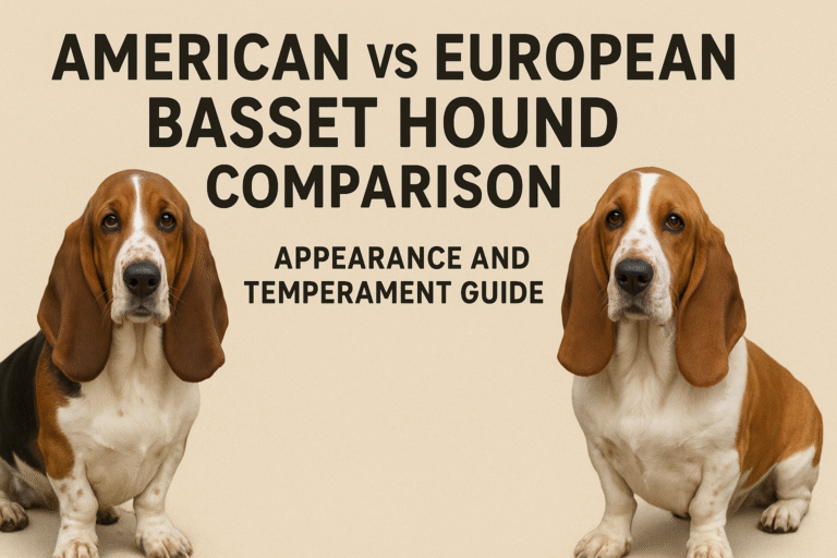 American vs European Basset Hound Comparison: Appearance and Temperament Guide
