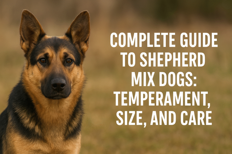 Complete Guide to Shepherd Mix Dogs: Temperament, Size, and Care