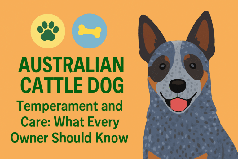 Australian Cattle Dog Temperament and Care: What Every Owner Should Know