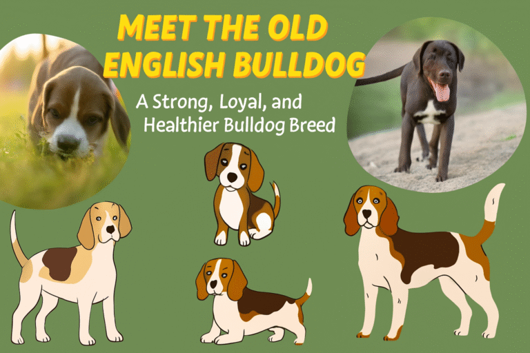 Meet the Old English Bulldog: A Strong, Loyal, and Healthier Bulldog Breed