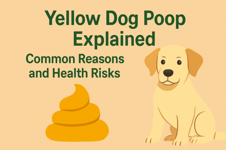 Yellow Dog Poop Explained: Common Reasons and Health Risks
