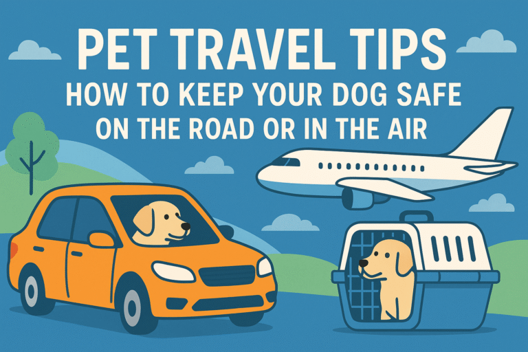 Pet Travel Tips: How to Keep Your Dog Safe on the Road or in the Air