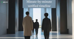 Minute-by-minute verified timeline